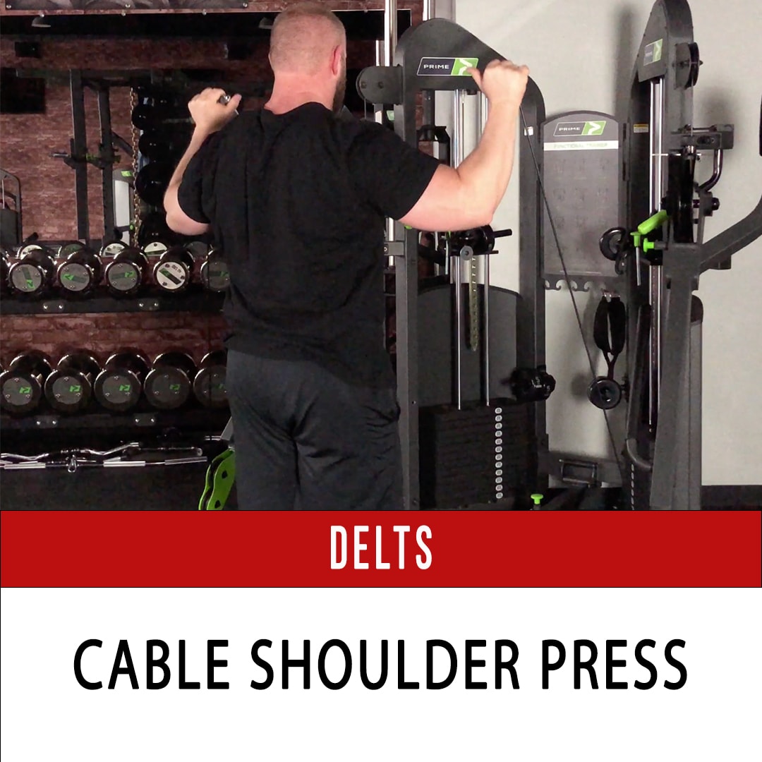 Standing Cable Shoulder Press