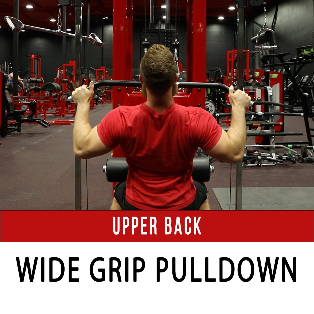 Upper Back Wide Grip Pulldown