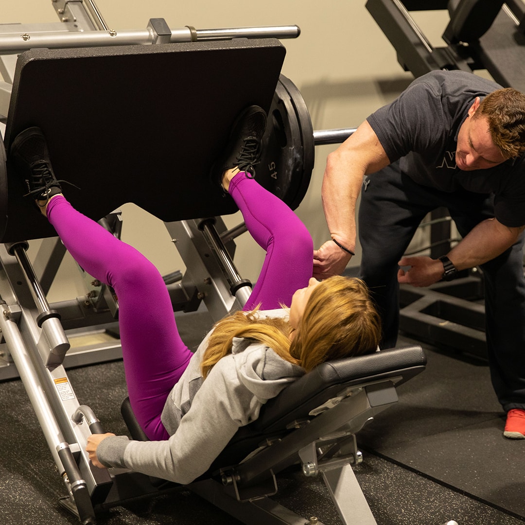 Leg Press with Coach Adam