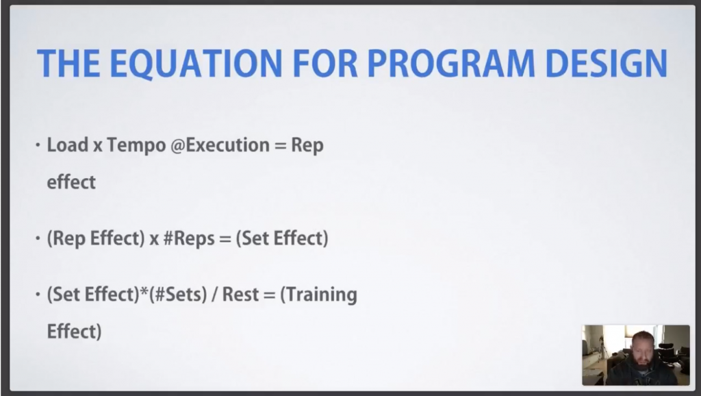 Webinar: Training Variables for Program Design