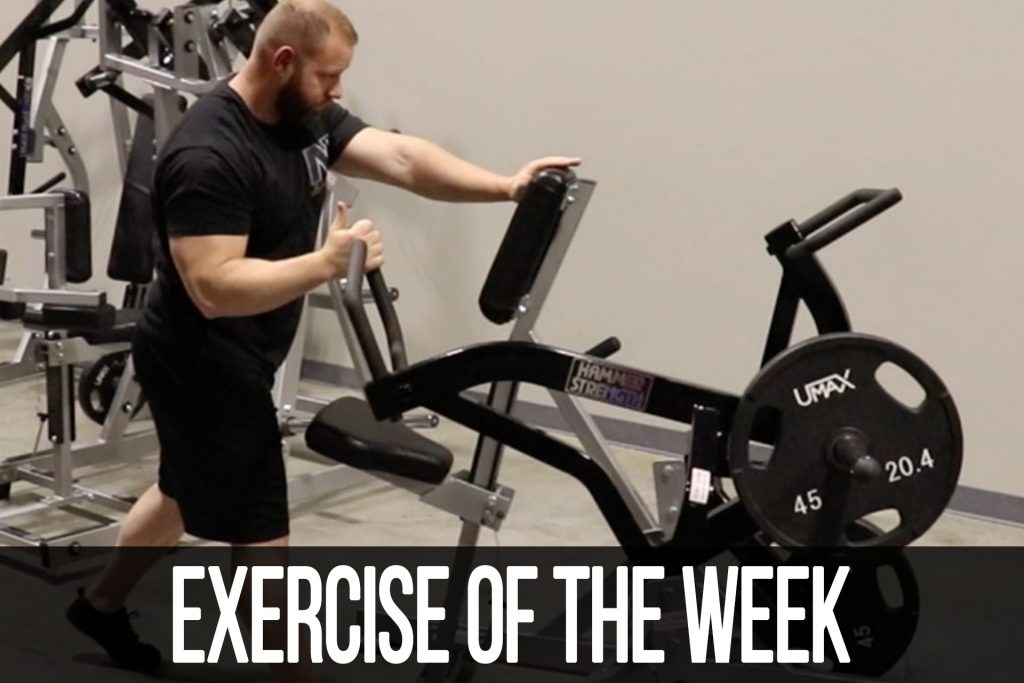 Stepped Back Hammer Row