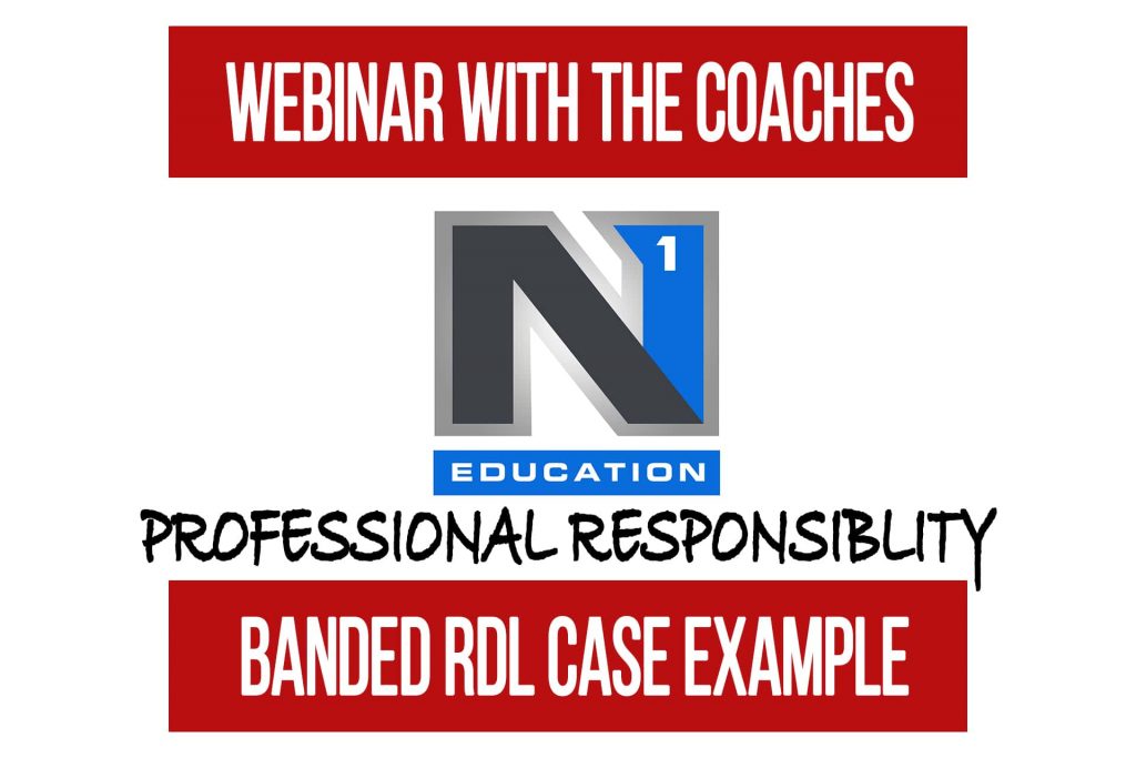 Webinar: Banded RDL & Professional Responsibility in Education