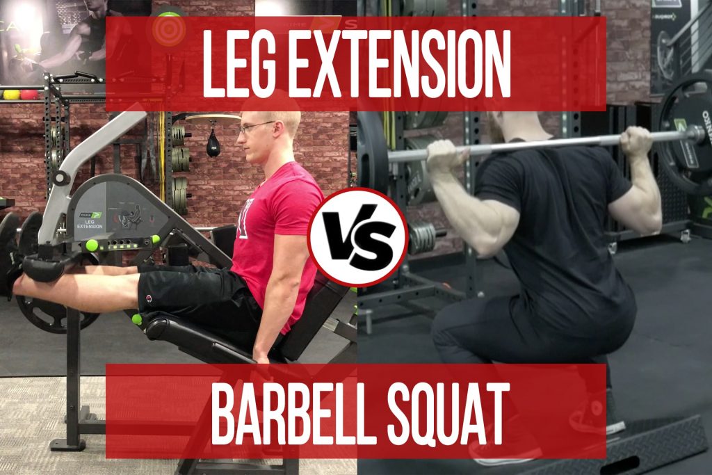 Leg Extension VS Barbell Squat (Updated)