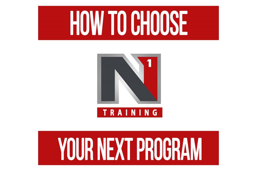 How to Choose Your Next Training Program