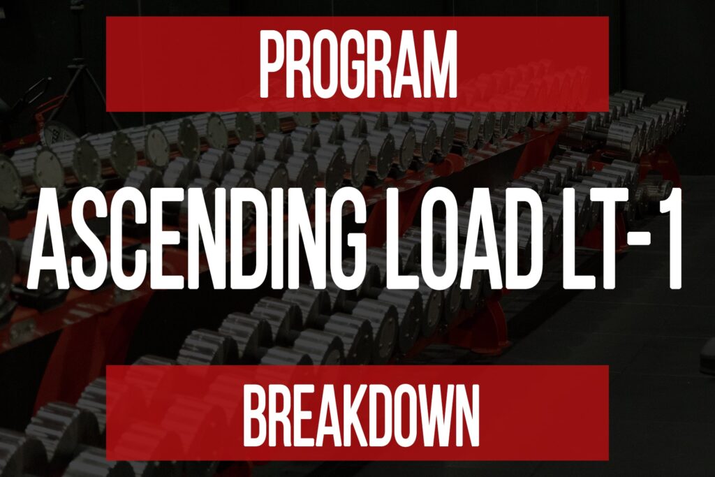 Program Breakdown: Ascending Load LT-1