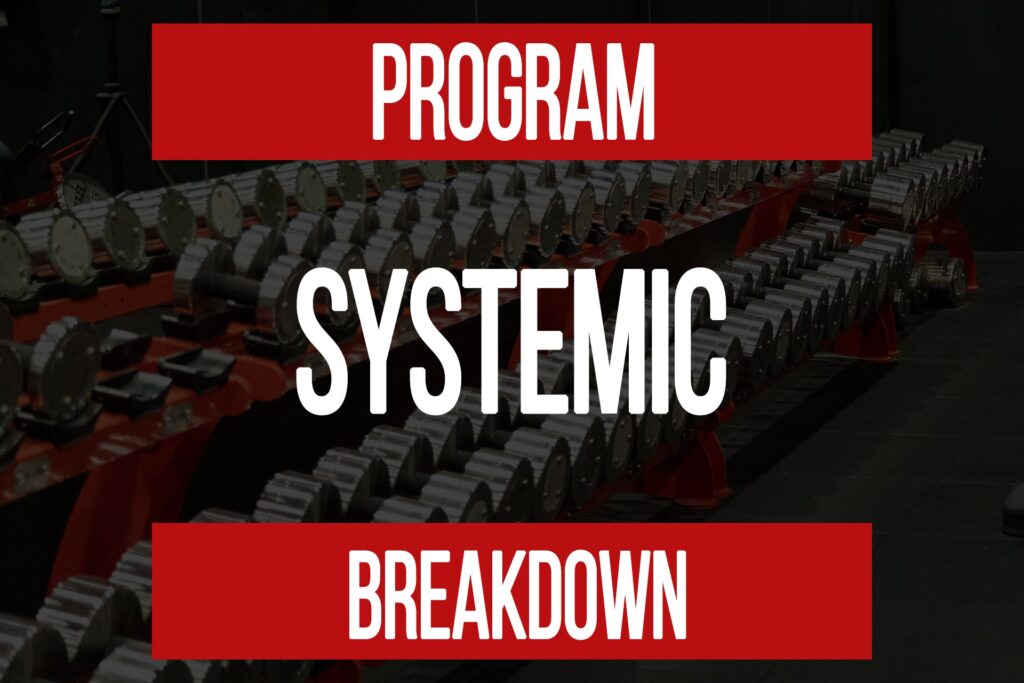 Program Breakdown: Full Body Compound & Systemic Back Load