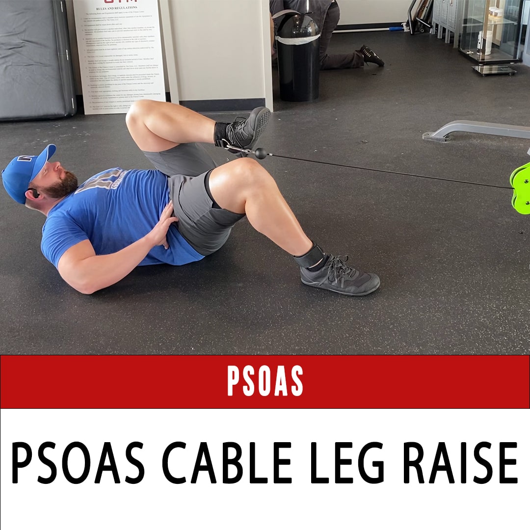 Psoas Omni Lying Cable Leg Raise