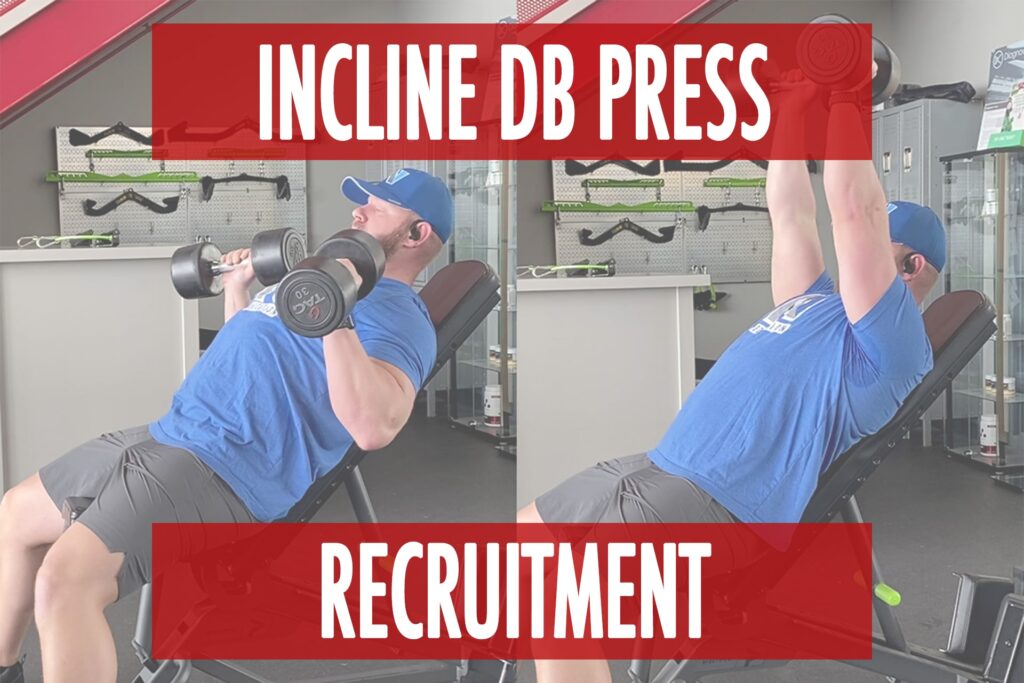 Incline DB Chest Press Recruitment VS Path Of Motion